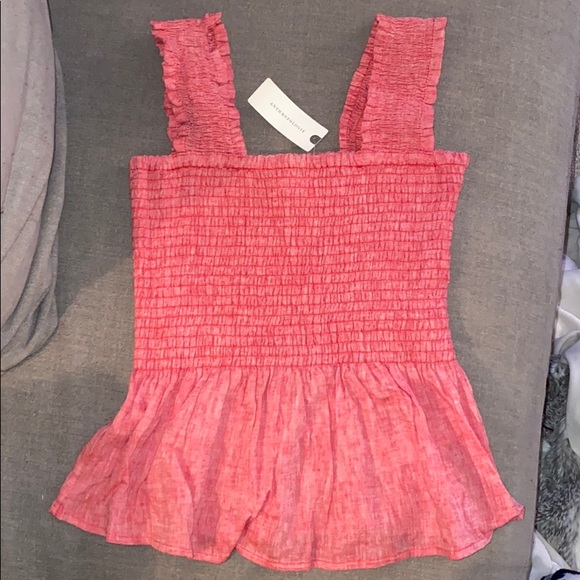 NWT Anthropologie Peplum Top - Picture 2 of 3